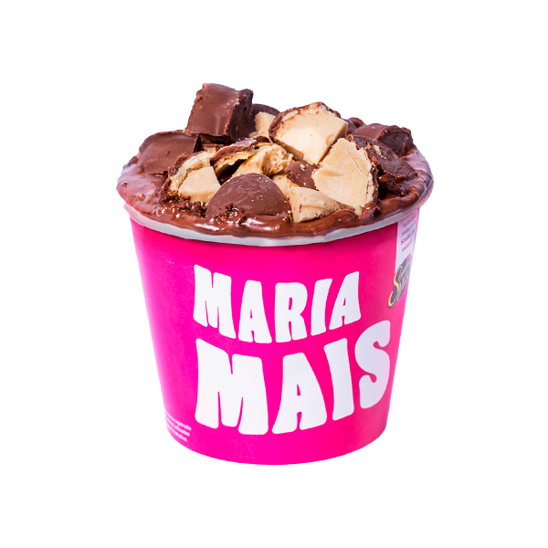 Maria Mais produto co-branding Maria Açaí Franquias